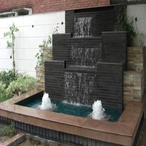 trickling water fall fountain